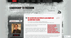 Desktop Screenshot of leadershiptofreedom.com